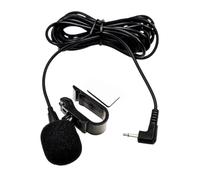YROHGKPN Microphone de voiture 2,5 mm/3,5 mm, microphone d'autoradio de rechange pour unité principale stéréo de véhicule externe, externe