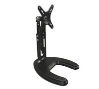 YROHGKPN Montez le support d'écran pour écran mobile de jeu portable de 10 à 27 pouces Support de bureau plat et peu encombrant, bras rotatif réglable