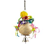 YROHGKPN Morsures d'oiseaux suspendues - Jouet à mâcher pour perroquet - En papier et rotin - Résistances à mâcher - Accessoire pour perroquet - Herbe naturelle