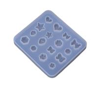 YROHGKPN Moule créatif en silicone avec pendentif en forme de cœur et d'étoile pour gâteaux, résine époxy, bricolage, fabrication de bijoux, moules en chocolat en forme de cœur et d'étoile, taille
