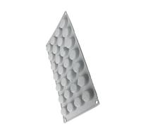 YROHGKPN Moule en silicone en forme de fève de cacao, 12.06.28, 28, D