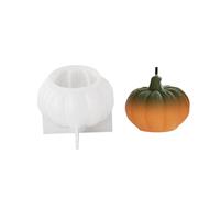 YROHGKPN Moule en silicone pour bougie créative Décoration de la maison Moule en plâtre en forme de citrouille Aromathérapie Forme Fabrication de bijoux Fournitures Halloween Décoration