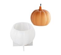 YROHGKPN Moule en silicone pour bougie créative Décoration de la maison Moule en plâtre en forme de citrouille Aromathérapie Forme Fabrication de bijoux Fournitures Halloween Décoration