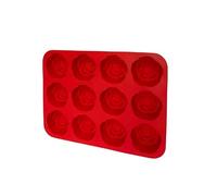 YROHGKPN Moules en silicone solides en forme de rose, glaçons, plateau à roses, pour la cuisson du chocolat à la maison et pour les décorations de fête, moules en silicone