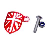 YROHGKPN Noir, rouge, or, argent, bleu, vert, vélo sans boue, câble de frein, bloc de déviation, fourche avant pour la protection, plaque de déviation pour câble de frein et protection du boîtier