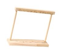 YROHGKPN Organisateur de colliers élégant en bois, support de collier portable, étagère de présentation artisanale robuste pour les amateurs de bijoux, support de comptoir de boutique
