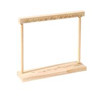 YROHGKPN Organisateur de colliers élégant en bois, support de collier portable, étagère de présentation artisanale robuste pour les amateurs de bijoux, support de comptoir de boutique