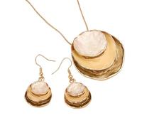 YROHGKPN Parure de bijoux en forme de fleur pour femme - Accessoires adaptés pour les réunions d'affaires et les réunions sociales, taille unique, Comme décrit, Comme décrit.