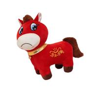 YROHGKPN Peluche pleurante pour la chance, la prospérité, décoration de bureau à domicile, garnie de coton doux, année traditionnelle de la poupée en tissu, peluche remplie de coton