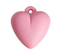 YROHGKPN Pendentif coloré en forme de cœur Bijoux Boucles d'oreilles Charm avec trou en vrac Perles d'espacement pour adolescent Bijoux Pendentif pour la fabrication de bracelets, taille unique, comme
