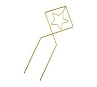 YROHGKPN Piquet de jardin en fer pour fleurs grimpantes, support décoratif pour plantes, grille métallique résistante aux intempéries, fougères simples, poteaux de support pour jardins