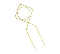 YROHGKPN Piquet de jardin en fer pour fleurs grimpantes, support décoratif pour plantes, grille métallique résistante aux intempéries, fougères simples, poteaux de support pour jardins
