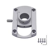 YROHGKPN Plaque d'adaptation de haut-parleur, trou intérieur de 20 mm, en alliage d'aluminium, bras de conversion pour tourne-disque, vieux disque, gramophone, disque de conversion