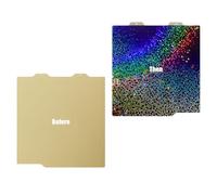 YROHGKPN Plaque de construction grossière pour imprimante 184 mm Sprinkle Gold Sparkling Plan Résistant à la chaleur Flexible Surface amovible PEI Film d'impression pour PETG ABS TPU