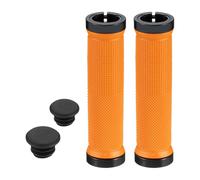 YROHGKPN Poignées de guidon de vélo antidérapantes confortables Serrures doubles Poignées de vélo Accessoires de vélo Double serrures durables Guidon de vélo Poignées de vélo confortables