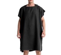 YROHGKPN Poncho à capuche pour hommes et femmes Surf Natation Combinaison en néoprène Changement Séchage rapide Serviette Poncho avec capuche Peignoir multifonction