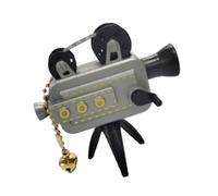 YROHGKPN Porte-clés avec projecteurs de film rétro miniatures avec opérations à manivelle et projection de film unique pour projecteurs miniatures rétro