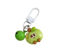 YROHGKPN Porte-clés en forme de fruit mordant, vert, taille unique