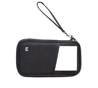 YROHGKPN Porte-documents de voyage bloquant avec fermeture éclair imperméable et compartiment spécial pour cartes d'embarquement pour les avions fréquents, organisateur de documents de voyage, Noir