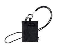 YROHGKPN Portefeuille numérique multifonctionnel avec fermeture éclair, planificateur de code permanent en tissu polyamide, fin, portable pour les tâches de plein air, porte-code d'extérieur