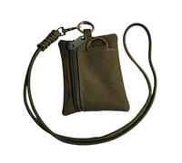 YROHGKPN Portefeuille numérique multifonctionnel avec fermeture éclair, planificateur de code permanent en tissu polyamide, fin, portable pour les tâches de plein air, porte-code d'extérieur