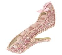 YROHGKPN Présentoir à bijoux polyvalent pour les présentoirs de vente au détail Tissu léger Boucles d'oreilles en plastique Bracelets Boutique Bijoux Vitrine pour les magasins