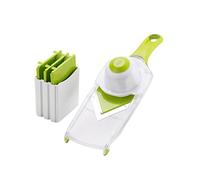 YROHGKPN Râpe de cuisine en acier inoxydable pour légumes et carottes avec protège-main, facile à utiliser pour l'efficacité H manuel coupe-légumes