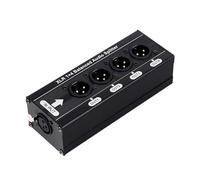 YROHGKPN Répartiteur audio équilibré 1 en 4 sorties, prend en charge la distribution analogique numérique pour l'enregistrement en studio