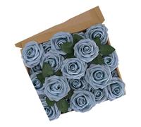 YROHGKPN Roses artificielles en mousse, tiges flexibles pour bouquets de mariage, projets d'artisanat, fleurs faites à la main, fournitures de bricolage