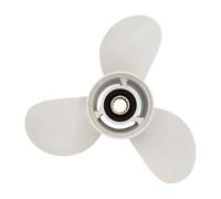 YROHGKPN Roue marine à 3 ailerons en métal blanc Undecim / 4 x 14G rotation à droite pour un fonctionnement et une stabilité fluides - hélice de bateau OEM