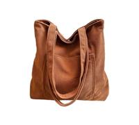 YROHGKPN Sac à main élégant adapté pour les voyages, l'école et le bureau. Sac à bandoulière pratique pour une organisation facile. Sac à bandoulière pour les trajets, marron foncé