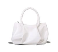 YROHGKPN Sac à main élégant en forme de nuage Artisanat exquis Compact et pourtant spacieux Sac à bandoulière Mettez en valeur votre impression générale avec le sac à main, Blanc.