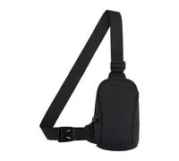 YROHGKPN Sac de poitrine respirant et compact, rangement multifonctionnel, sangle confortable pour la randonnée, la gym, l'emballage professionnel, Noir