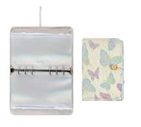 YROHGKPN Sac de rangement pour aiguilles circulaires avec 12 pochettes amovibles en PVC avec fermeture éclair pour aiguilles à tricoter - Support réglable