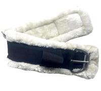 YROHGKPN Sangle anglaise en polaire pour cheval, sangle respirante, selle western, accessoire d'entraînement facile à utiliser, accessoire de selle robuste et respirant