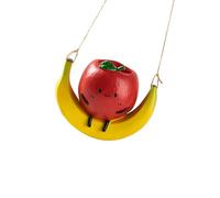 YROHGKPN Sentimental Balançoire à suspendre - Colophane artificielle - Décoration de fruits - Peu encombrant - Décoration intérieure et extérieure - Montage rapide - Peu encombrant - Pour l'intérieur