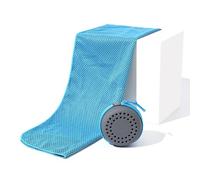 YROHGKPN Serviettes rafraîchissantes, 80 x 30 cm, douces, respirantes, enveloppements de glace, gants de transpiration pour le cou et le visage, serviette de gym fraîche pour temps chaud, entraînement