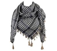 YROHGKPN Shemagh Foulard pour homme et femme, écharpe Kafiya, écharpe de chasse Shemagh avec glands, coupe-vent, arabe pour homme, kaki, taille unique
