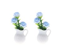 YROHGKPN Simulation miniature 1/12, plante verte, figurine pour maison de poupée, bâtiment, plante artificielle, artisanat, décoration, accessoires de maison de poupée, meubles