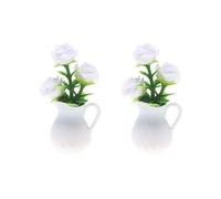YROHGKPN Simulation miniature 1/12, plante verte, figurine pour maison de poupée, bâtiment, plante artificielle, artisanat, décoration, accessoires de maison de poupée, meubles