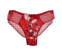 YROHGKPN Sous-vêtements avec imprimé floral exotique creux dentelle transparente culotte féminine culotte pour femmes lingerie string lingerie culotte pour femme, rouge, M