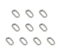 YROHGKPN Sterlings - Lot de fermoirs pour colliers et bracelets - En argent doré - Avec zircone - Convient pour les perles et les loisirs créatifs - Fermoirs faciles à utiliser, taille unique, comme