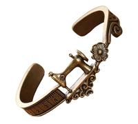 YROHGKPN Styles élégants de machines à coudre, bracelets en alliage, bracelet en forme de machine à coudre pour les amateurs de bricolage et les amateurs de bijoux fantaisie, décorations de loisirs