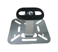 YROHGKPN Support coulissant tourbillonnant avec poignée à dégagement rapide, hauteur réglable de 15 à 30 cm, plan de rangement compact, aluminium ABS, construction croisée, support coulissant peu