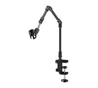YROHGKPN Support de microphone de bureau réglable sans ressort pour enregistrement professionnel peu encombrant