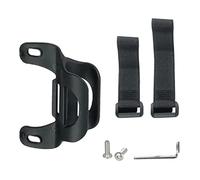 YROHGKPN Support de pompe à vélo noir - Clip de fixation pour vélo - En ABS - Double bouche - Pinces de cylindre d'air