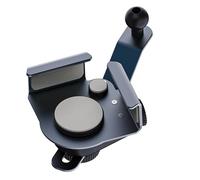 YROHGKPN Support de téléphone de voiture liquide ventilé 17 mm pince générale support de véhicule en aluminium pour écrans incurvés, ne pas secouer