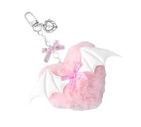 YROHGKPN Support de téléphone portable élégant en forme de cœur avec porte-clés - Convient pour les filles - Polyvalent pour le shopping et les voyages - Porte-clés élégant pour femme, Wings Hearts