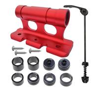 YROHGKPN Support de vélo de route, fourche avant de rechange, clip fixe, bloc de vélo, support de fourche avec adaptateurs, montage en bloc, alliage, vélos, partie, alliage d'aluminium, toit de