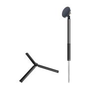 YROHGKPN Support magnétique rotatif pour téléphone portable avec base réglable et pointes monopode de golf Perche à selfier pour filmer Support magnétique pour téléphone portable